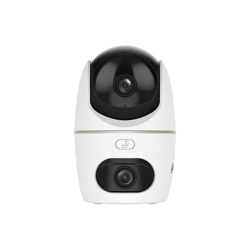 Camera supraveghere WiFi rotativa IP Dome Dahua Hero Dual H3D-3F, 3 + 3 MP, 2 x 3.6 mm, IR / lumina alba 30 m, slot card, microfon si difuzor, auto-tracking, detectie animale / oameni