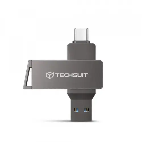 Memorie Externa USB-A 3.0 / USB-C Techsuit THSM19, 32Gb