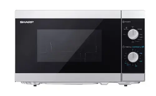 Cuptor cu microunde Sharp YC-MG01E-S, 20L, Gril 1000W (Argintiu)