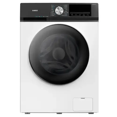 Masina de spalat rufe Samus WSEDI7148, 7 kg, 1400 rpm, 16 programe, Clasa A, Motor Inverter, Spalare cu abur (Alb)