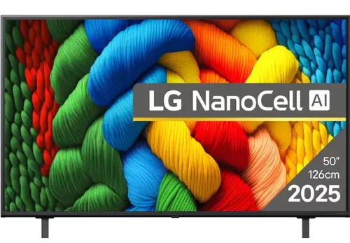 Televizor NanoCell LED LG 127 cm (50inch) 50NANO80A3B, Ultra HD 4K, Smart TV, WiFi, CI+