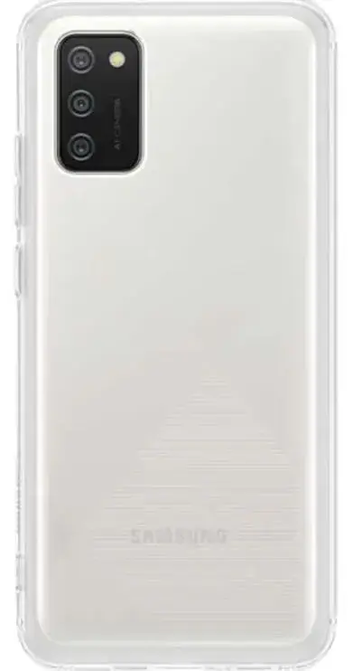 Protectie Spate Samsung Soft Clear EF-QA026TTEGEU pentru Samsung Galaxy A02s (Transparent)
