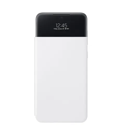 Husa Flip Cover Samsung S View Wallet EF-EA336PWEGEE, pentru Samsung Galaxy A33 5G (Alb)