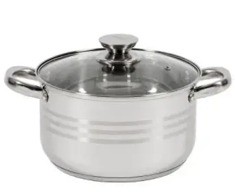 Oala cu capac Heinner HR-HJ-045, 22 x 12.5 cm, 4.5 L (Inox)