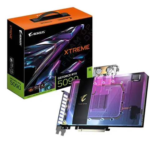 Placa video GIGABYTE GeForce RTX 5090 AORUS XTREME WATERFORCE WB 32GB GDDR7 512-bit DLSS 4.0