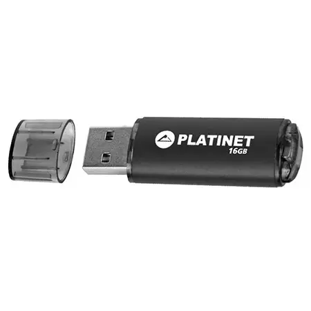 Stick USB Platinet PLY0062, USB 2.0, 16GB (Negru)