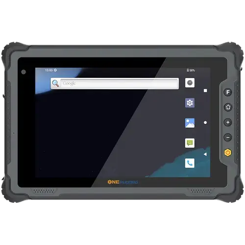 Tableta ONERugged M80T, Procesor MediaTek Helio G99 Octa-Core, Ecran IPS LCD 8inch, 8GB RAM, 128GB Flash, 13MP, 4G, IP65, Android (Negru)