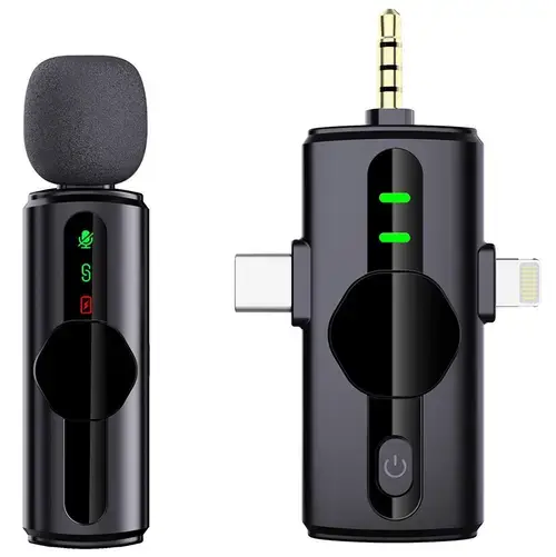 Microfon lavariera 3 in 1 Platinet PLMM11 (Negru)