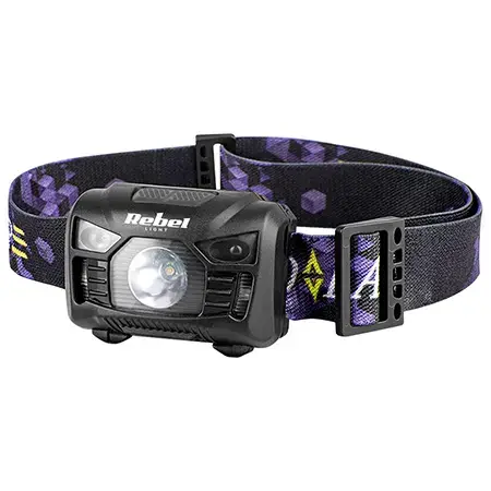 Lanterna Frontala Rebel URZ0938.1, LED, 3W, 120 Lumeni
