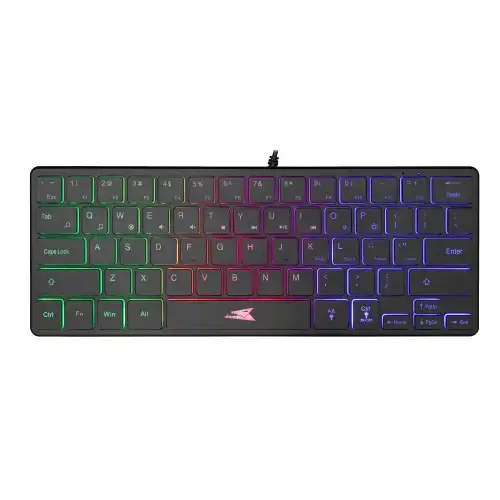 Tastatura Baracuda SEAHORSE BGK-04141, Wired, 64 taste, 1.5m, Layout US (Negru)