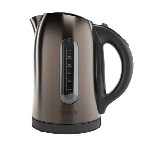 Fierbator Aiwa AKT-3000D, 1.7L, 2200W, inox anti-amprenta (Maro)