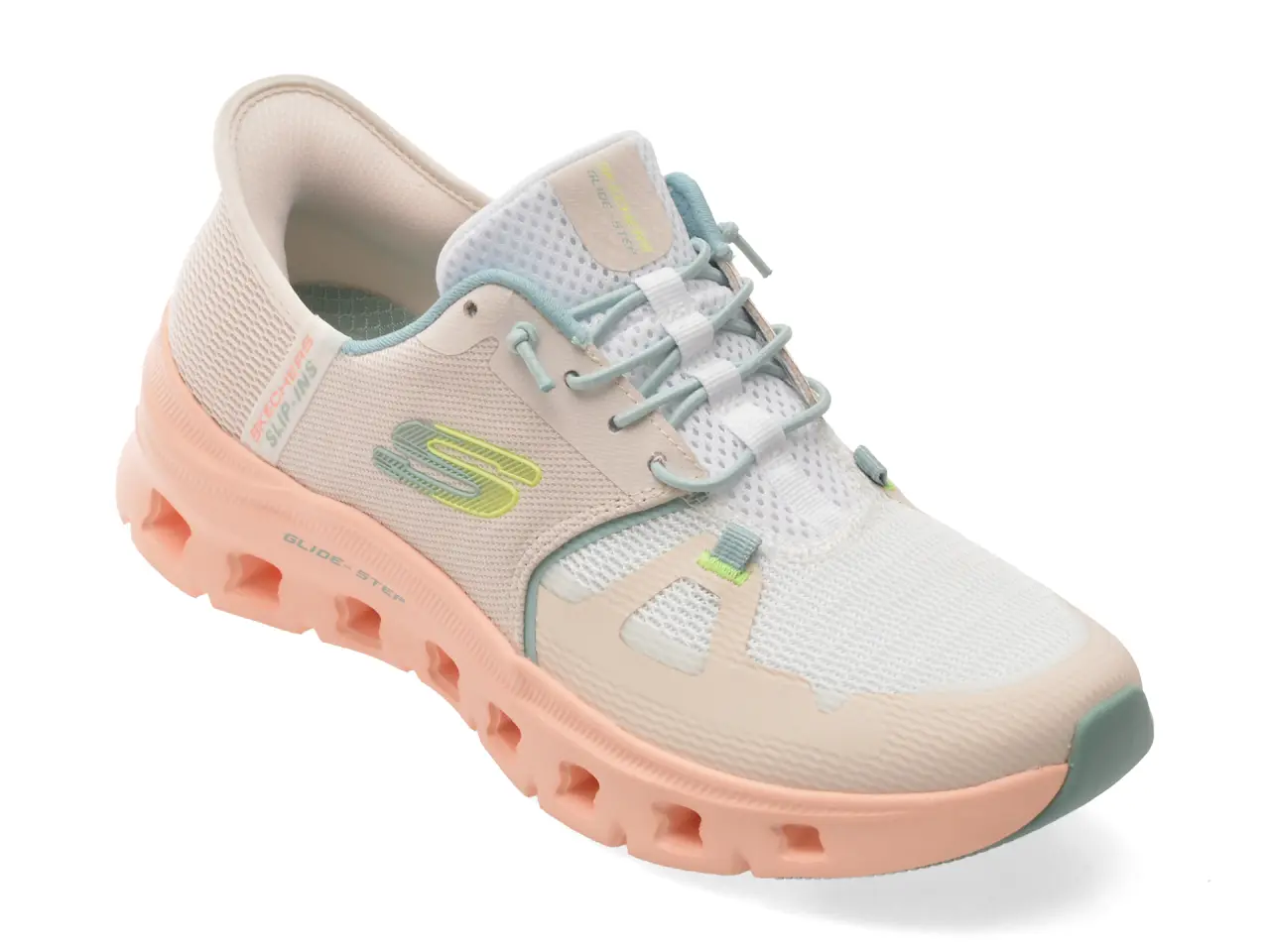 Pantofi sport SKECHERS multicolor, GLIDE-STEP PRO, din material textil