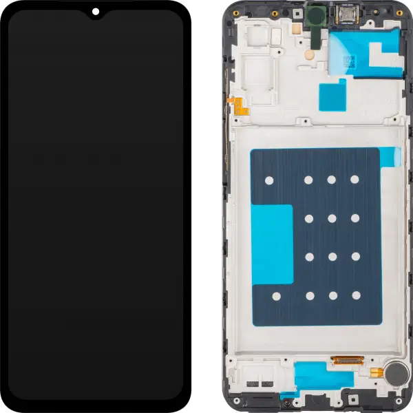 Display cu Touchscreen MP compatibil cu Samsung Galaxy A17 5G, cu Rama, Negru, Swap