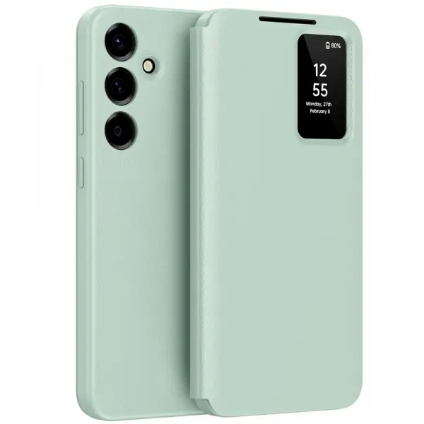 Husa pentru Samsung Galaxy A57 5G, Techsuit, SmartView, Verde, Resigilata