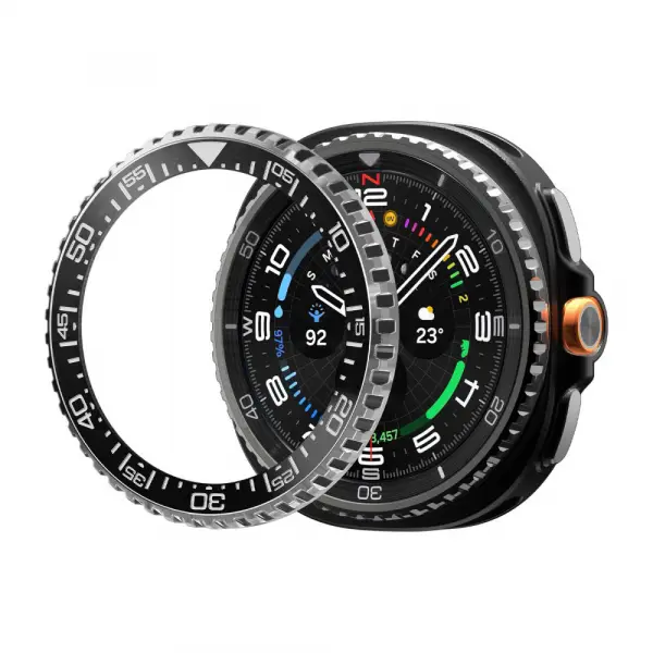 Rama Protectie Spigen Tune Diver pentru Samsung Galaxy Watch Ultra2, Neagra ACS11617