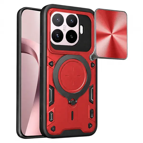 Husa pentru Xiaomi 17T, Techsuit, CamGuard Pro, Rosie