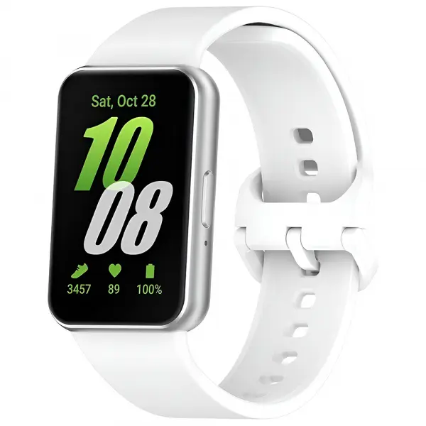 Curea Techsuit W086 pentru Samsung Galaxy Fit3 R39M, Alba
