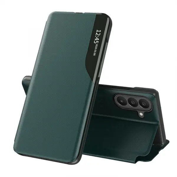 Husa pentru Samsung Galaxy A27 5G, Techsuit, eFold New Model, Verde Inchis