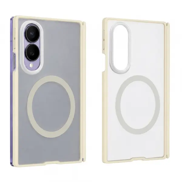 Husa MagSafe pentru Samsung Galaxy Z Fold8 F976, Blueo, Skin Friendly Anti-Drop, Gri
