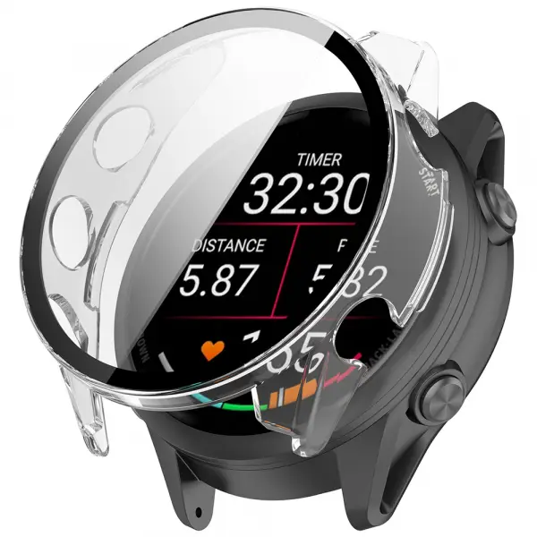 Husa Techsuit Defense360 Pro pentru Garmin Forerunner 170 / 70, Transparenta