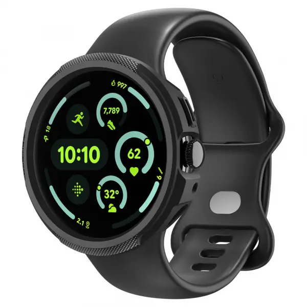 Husa  Spigen Liquid Air pentru Google Pixel Watch 4 41mm, Neagra Mata ACS09483