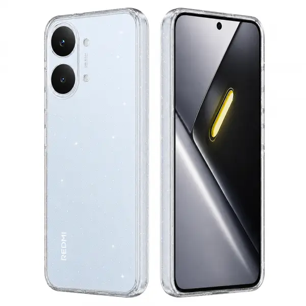Husa pentru Xiaomi Poco X8 Pro Max, Techsuit, SparkleSkin, Transparenta