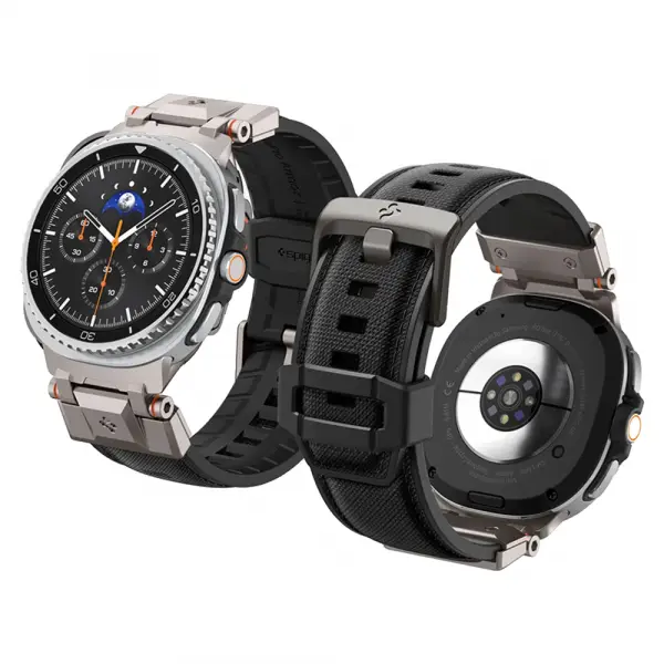 Curea Spigen DuraPro Armor pentru Samsung Galaxy Watch9 / Watch8 / Watch8 Classic Series, Gri AMP10118