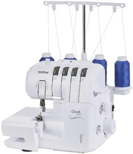 Masina de surfilat electromecanica Brother 2104D (Alb)
