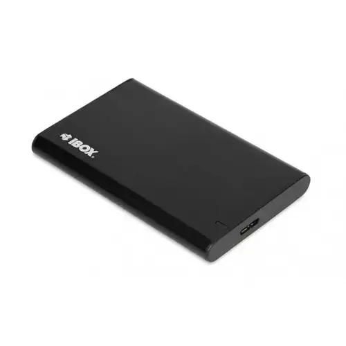 Carcasa rack pentru hard disk, iBox, 2,5inch, USB, Negru