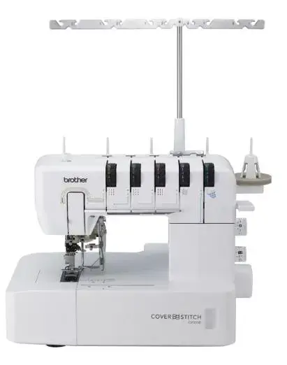 Masina de acoperire superioara Brother CV3550, 1000 imp/min (Alb)