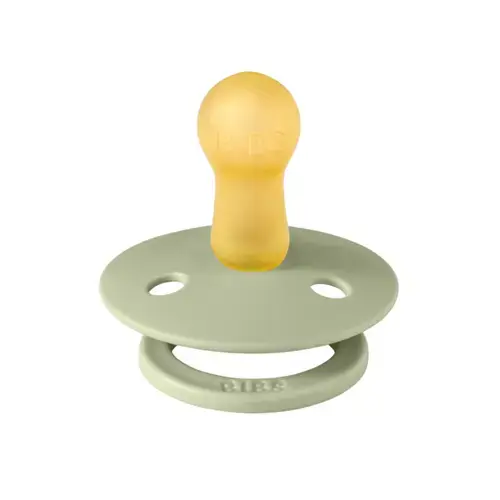Suzeta BIBS Colour Latex Sage, tetina rotunda, 6+ luni