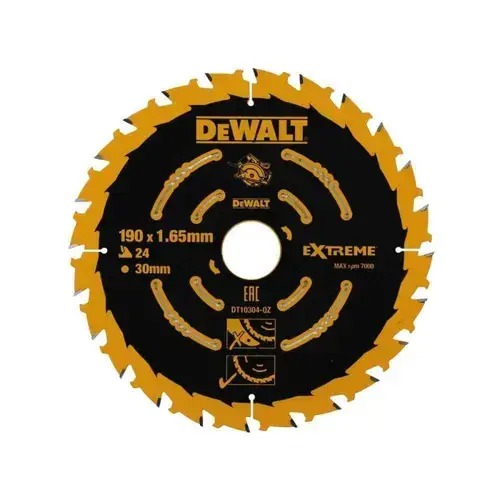 Panza, Dewalt, de ferastrau circular, EXTREME, 190x30,Z 24 DT10304
