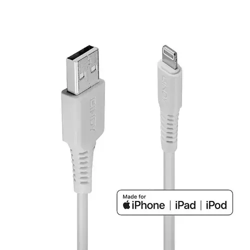Cablu de date Lindy LY-31326, 1m, USB  2.0 - Lightning