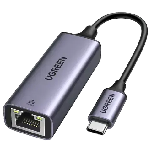 Adaptor retea UGREEN USB-C la Ethernet, 1Gbps Gigabit, LAN (Gri)