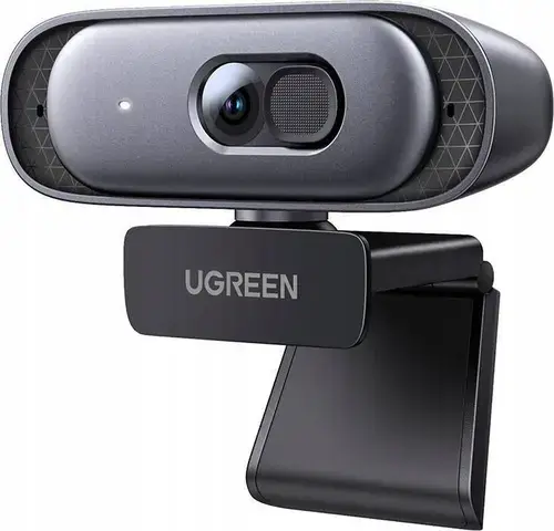 Camera web Ugreen CM778, 2K, USB, 30 FPS, Microfon (Negru)