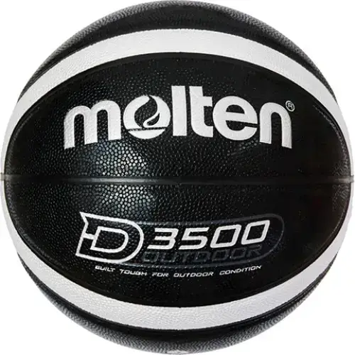 Minge baschet Molten B7D3500-KS, speciala outdoor, Negru