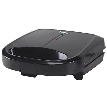 Sandwich Maker Beper BP101010, 750 W, Lumini de functionare (Negru)