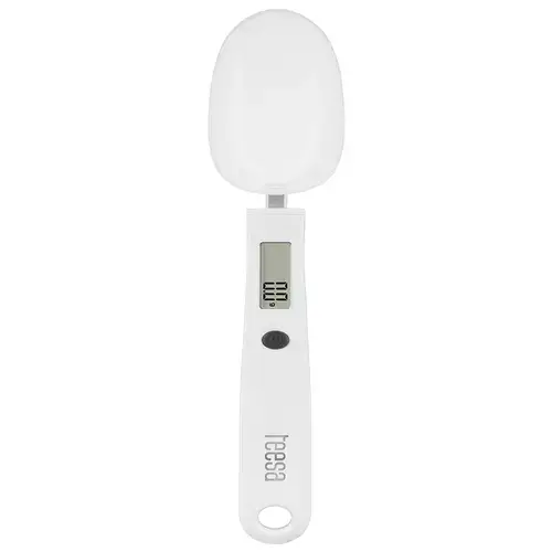 Lingura cu cantar Teesa TSA0816, Afisaj LCD, Max 300 g (Alb)
