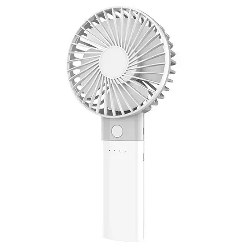 Ventilator de buzunar Platinet PRDF6107, 3 viteze, Autonomie 9 ore (Alb)