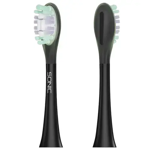 Rezerve periuta de dinti Teesa Soft Sonic Elite TSA8084, 2 bucati (Negru)
