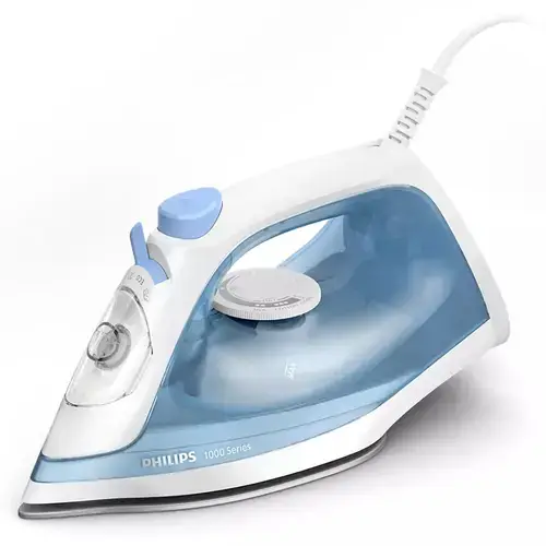 Fier de calcat cu abur Philips DST1030/20, 2000 W, 90 g abur, rezervor 250 ml (Alb/Albastru)