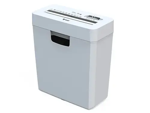 Distrugator de documente Tracer Razor 3, 10 l, 6 coli A4 simultan, 190 W, 70 dB (Alb)