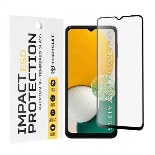 Folie de protectie Ecran Techsuit pentru Samsung Galaxy A04 A045 / A04s A047 / A13 5G A136, Sticla Securizata, Full Glue