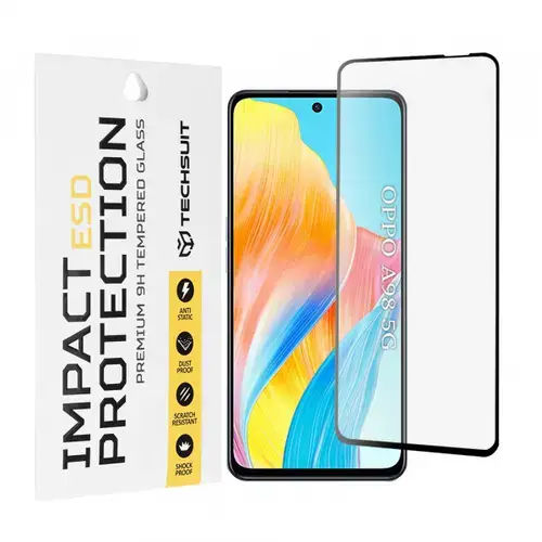 Folie de protectie Ecran Techsuit pentru OnePlus Nord N30 SE / Oppo A79 / A98 / A58 4G, Sticla Securizata, Full Glue