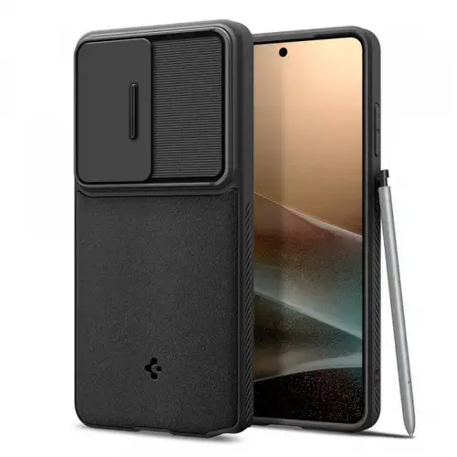 Husa pentru Samsung Galaxy S26 Ultra S948, Spigen, Optik Armor, Neagra