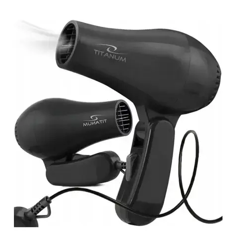 ​Uscator de par Esperanza Titanium TBH003K, 750W, 2 trepte, pliabil (Negru)