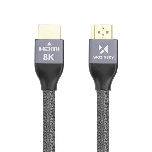 Cablu HDMI Wozinsky, HDMI 2.1, 8K , 48 Gbps, 1m, Argintiu
