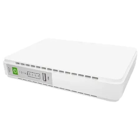 Mini UPS iSnatch K-59631775, 9V/12V, USB, 8800 mAh (Alb)
