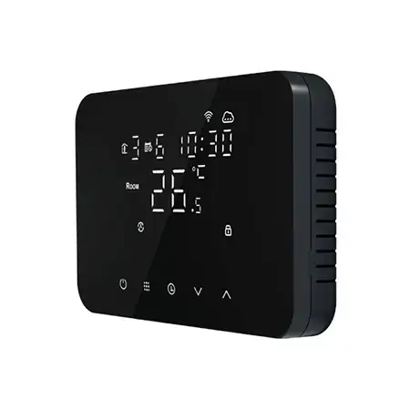 Termostat iSnatch SMART SOFT TOUCH K-49683035, Wi-Fi 2.4G, Zigbee (Negru)
