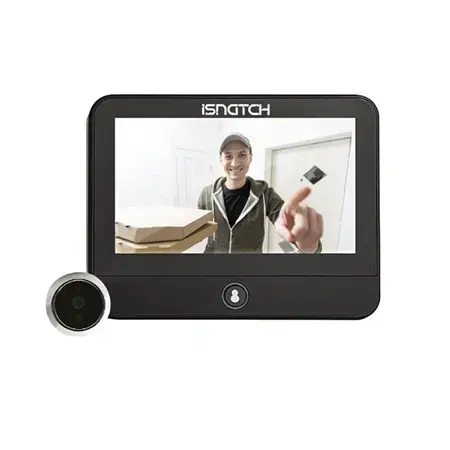 Vizor Smart iSnatch K-67688470, Monitor 4.3inch, Wi-Fi 2.4G, CMOS 3MP, Camera 2K 2048x1080p, Audio bidirectional (Negru)